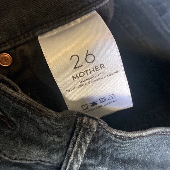 MOTHER THE RASCAL ANKLE SNIPPET IN BLACKBIRD NWOT SZ 27 - Picture 10 of 16